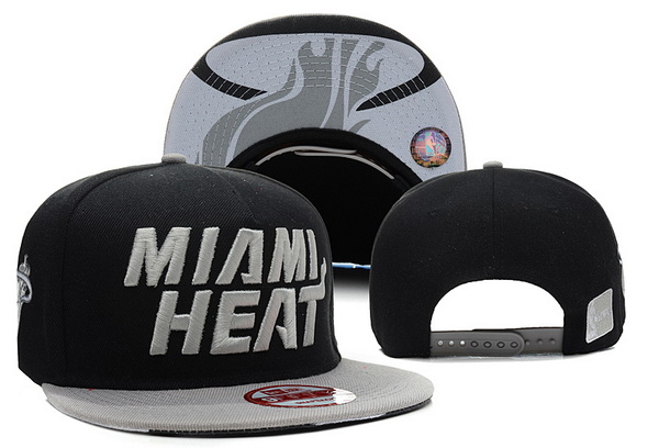 NBA Miami Heat NE Snapback Hat #189